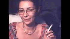 Play porn with a broom smokes and shows her dads on the web