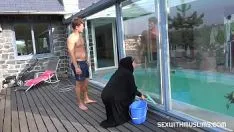 Reproduzir Filmes XXX com pulôveres pretos que foderam com arabaice