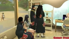 Jouer Akatsuki Porn: L'amore proibito di Itachi con Hinata - Anale intenso e Creampie