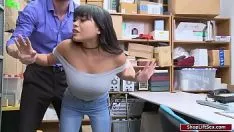 Play Sexy brunette fucked hard in the warehouse of a courier in Milan by the director